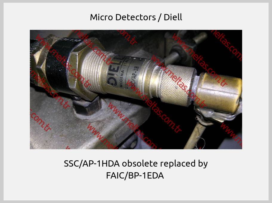 Micro Detectors / Diell - SSC/AP-1HDA obsolete replaced by FAIC/BP-1EDA 