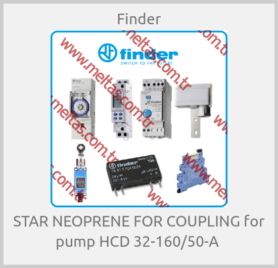 Finder - STAR NEOPRENE FOR COUPLING for pump HCD 32-160/50-A 