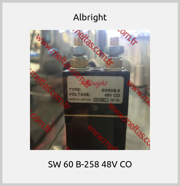 Albright - SW 60 B-258 48V CO
