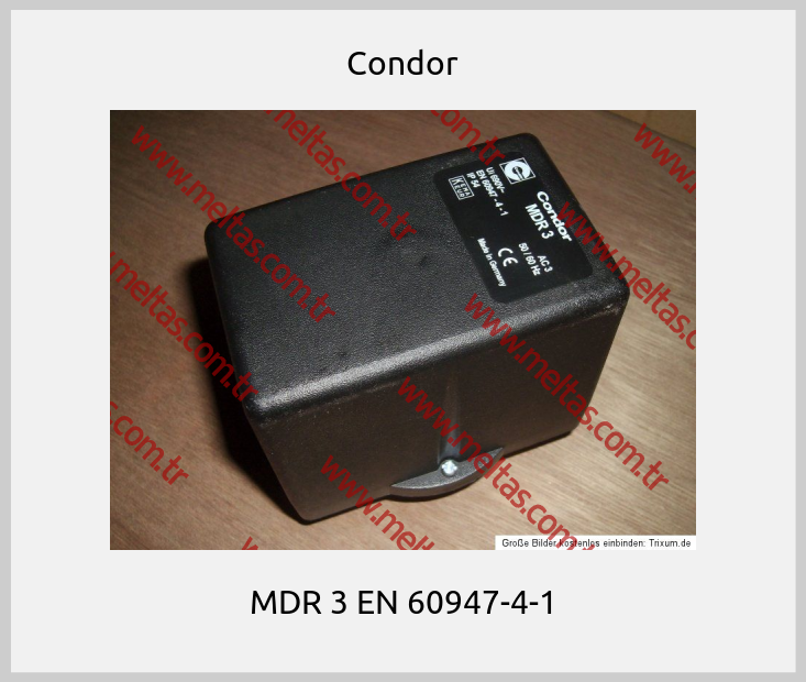 Condor - MDR 3 EN 60947-4-1