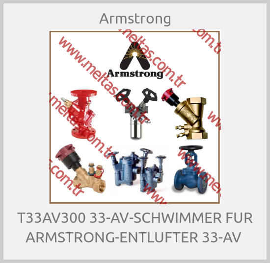 Armstrong - T33AV300 33-AV-SCHWIMMER FUR ARMSTRONG-ENTLUFTER 33-AV 