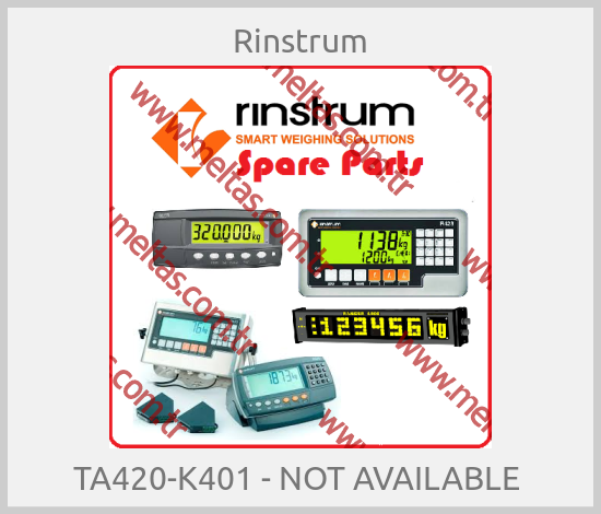 Rinstrum - TA420-K401 - NOT AVAILABLE 