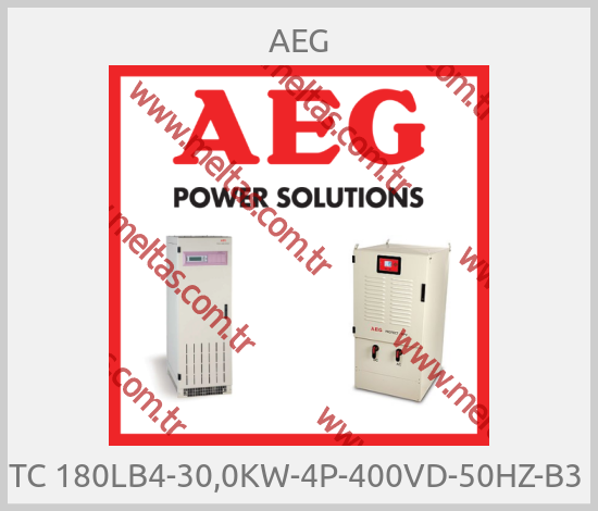 AEG - TC 180LB4-30,0KW-4P-400VD-50HZ-B3 