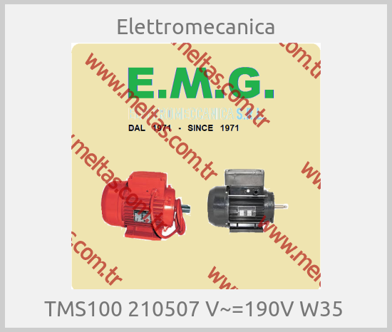Elettromecanica-TMS100 210507 V~=190V W35 