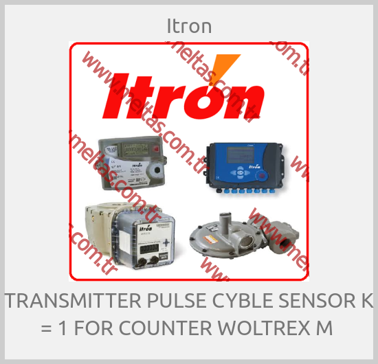 Itron - TRANSMITTER PULSE CYBLE SENSOR K = 1 FOR COUNTER WOLTREX M 