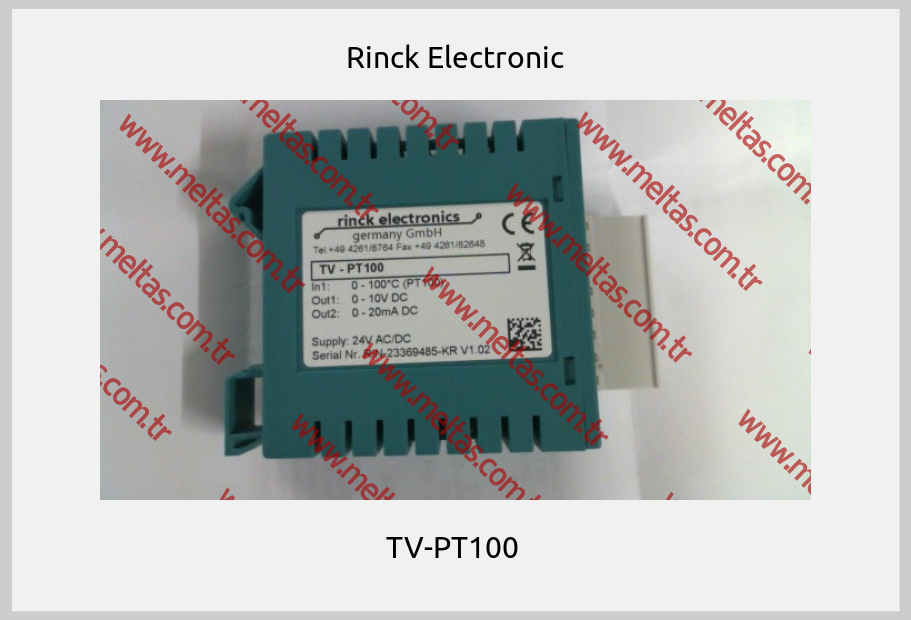 Rinck Electronic - TV-PT100 