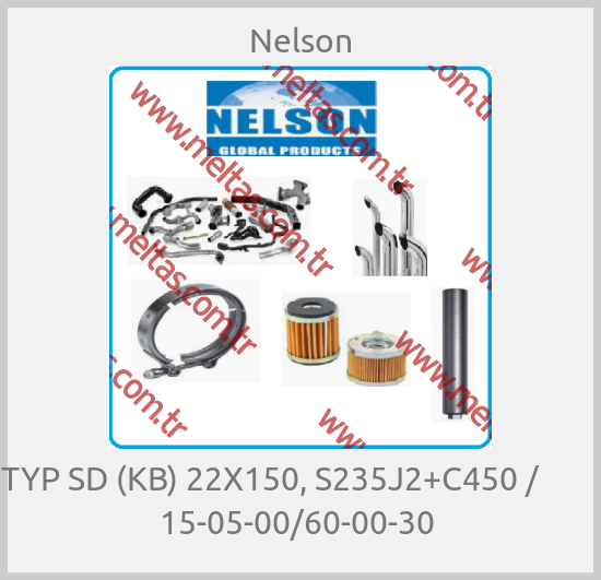 Nelson - TYP SD (KB) 22X150, S235J2+C450 /           15-05-00/60-00-30 
