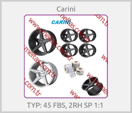 Carini-TYP: 45 FBS, 2RH SP 1:1 