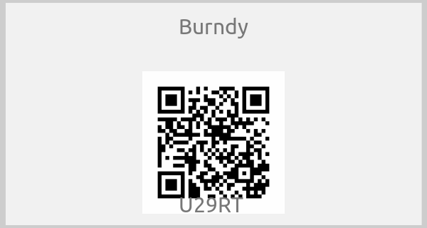 Burndy - U29RT 
