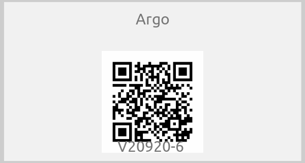 Argo - V20920-6 