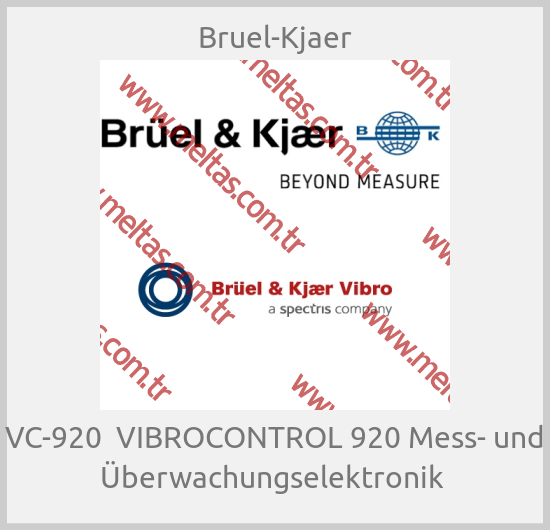 Bruel-Kjaer - VC-920  VIBROCONTROL 920 Mess- und Überwachungselektronik 