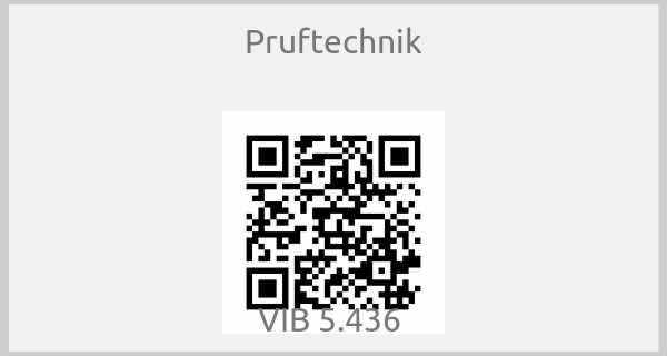 Pruftechnik - VIB 5.436 