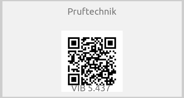 Pruftechnik - VIB 5.437 