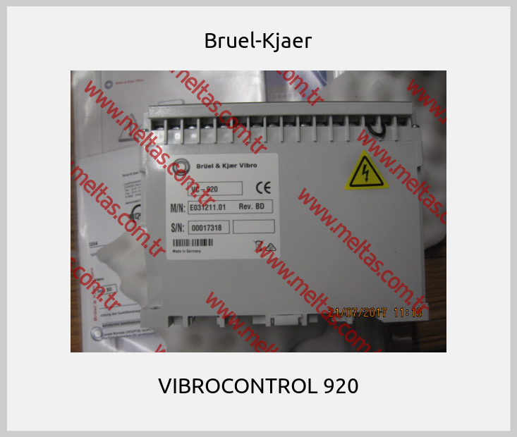 Bruel-Kjaer - VIBROCONTROL 920