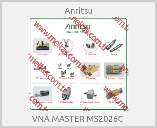 Anritsu-VNA MASTER MS2026C 