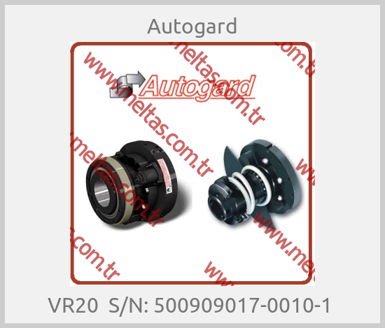 Autogard - VR20  S/N: 500909017-0010-1 