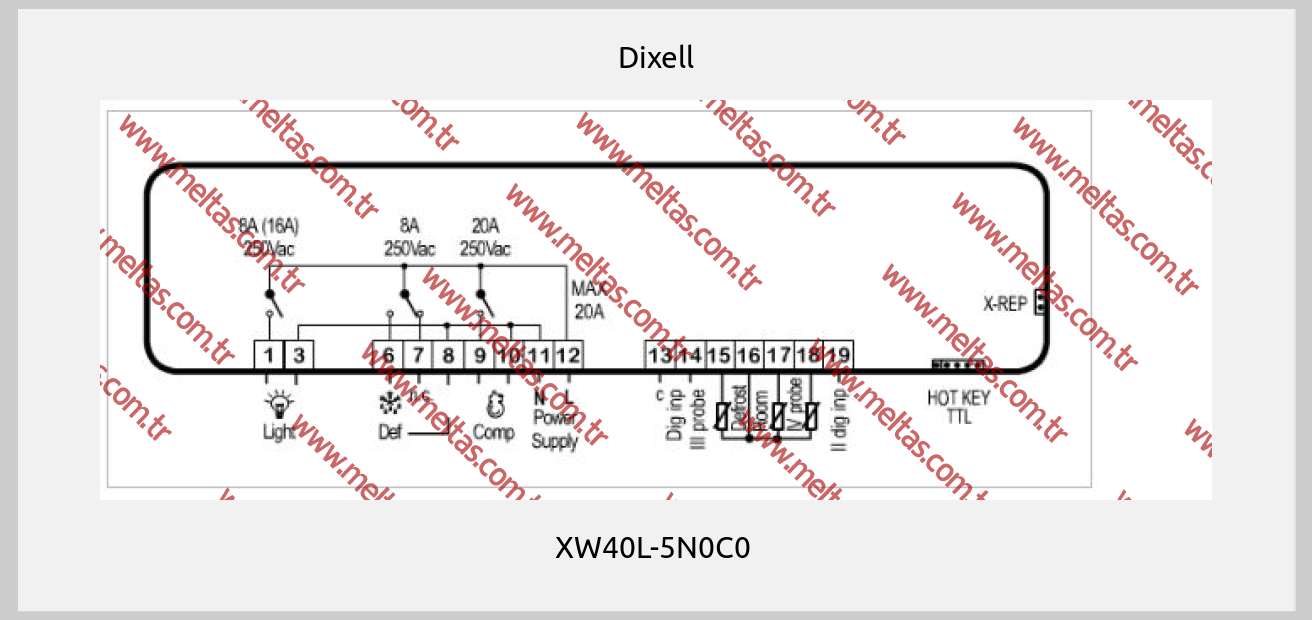 Dixell - XW40L-5N0C0 