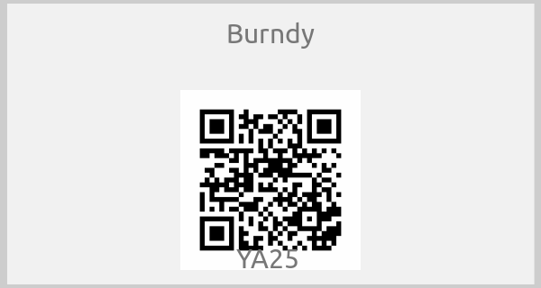 Burndy - YA25 