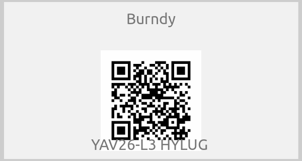 Burndy - YAV26-L3 HYLUG 