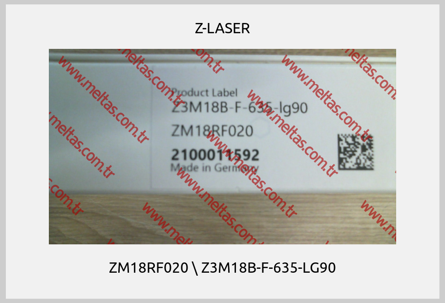 Z-LASER - ZM18RF020 \ Z3M18B-F-635-LG90