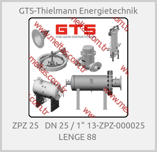 GTS-Thielmann Energietechnik - ZPZ 25   DN 25 / 1" 13-ZPZ-000025 LENGE 88 