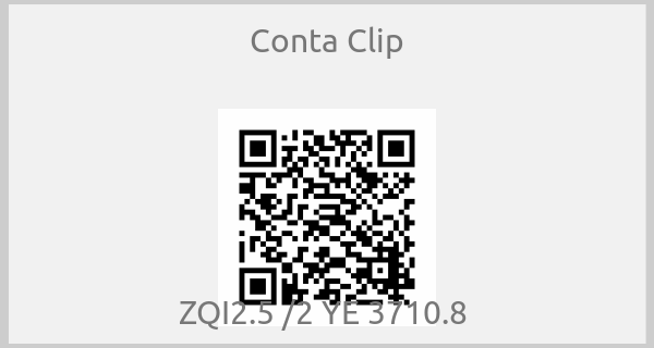 Conta Clip - ZQI2.5 /2 YE 3710.8 