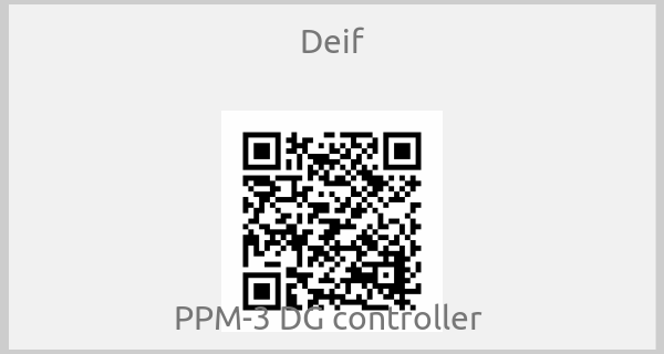 Deif - PPM-3 DG controller 