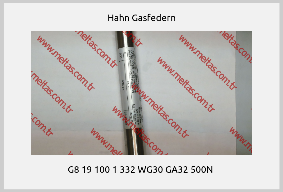 Hahn Gasfedern - G8 19 100 1 332 WG30 GA32 500N 