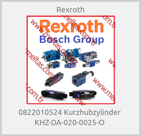 Rexroth-0822010524 Kurzhubzylinder  KHZ-DA-020-0025-O 