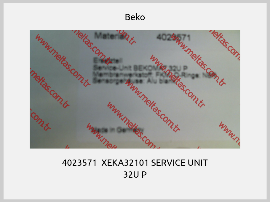 Beko - 4023571  XEKA32101 SERVICE UNIT 32U P