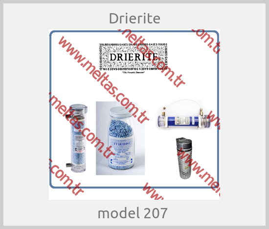 Drierite-model 207 