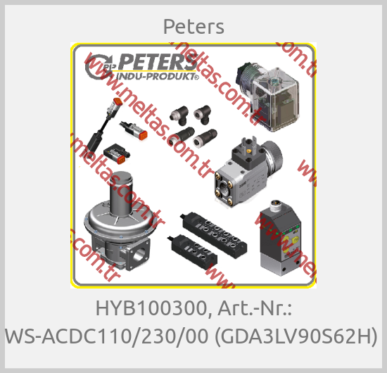 Peters - HYB100300, Art.-Nr.: WS-ACDC110/230/00 (GDA3LV90S62H) 