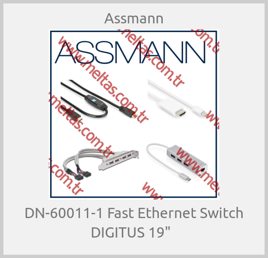 Assmann - DN-60011-1 Fast Ethernet Switch DIGITUS 19"  