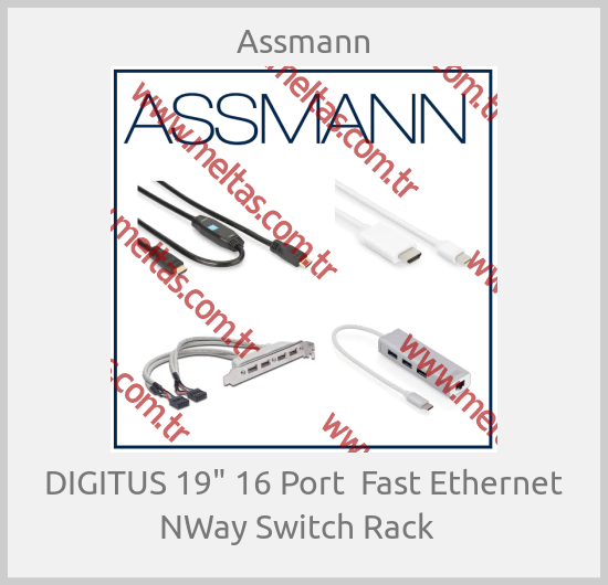 Assmann - DIGITUS 19" 16 Port  Fast Ethernet NWay Switch Rack  