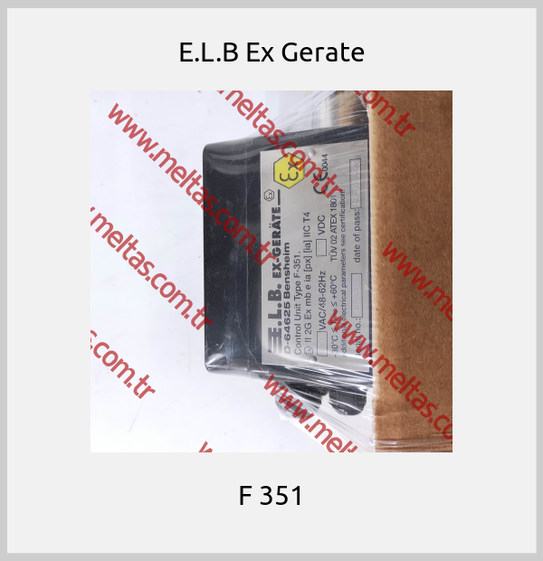 E.L.B Ex Gerate - F 351
