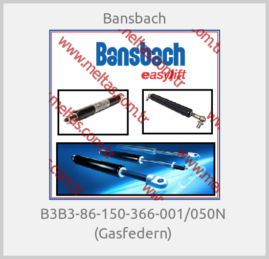 Bansbach - B3B3-86-150-366-001/050N  (Gasfedern) 