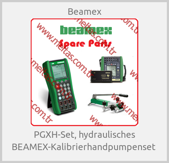 Beamex-PGXH-Set, hydraulisches BEAMEX-Kalibrierhandpumpenset 