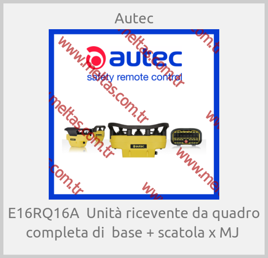 Autec - E16RQ16A  Unità ricevente da quadro completa di  base + scatola x MJ 