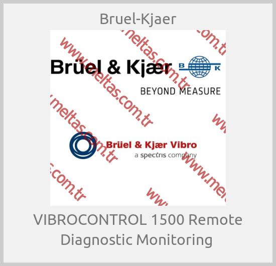 Bruel-Kjaer-VIBROCONTROL 1500 Remote Diagnostic Monitoring 