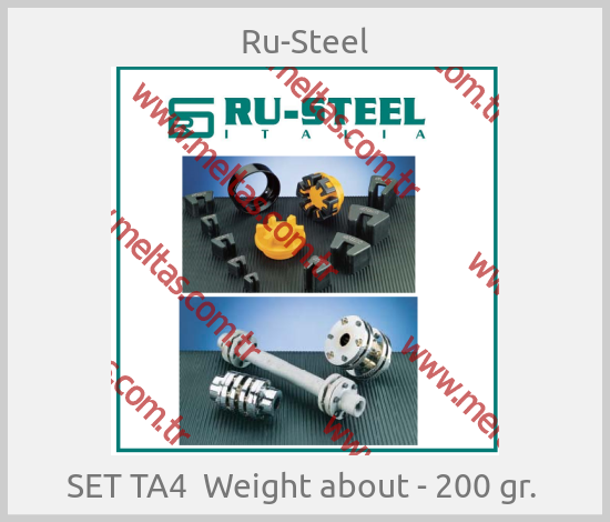 Ru-Steel - SET TA4  Weight about - 200 gr. 