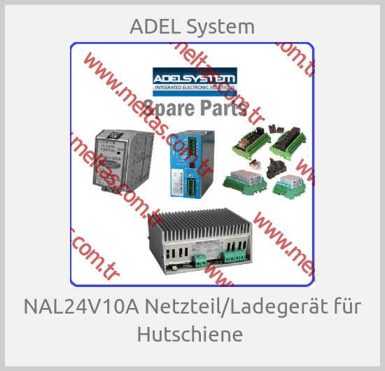 ADEL System - NAL24V10A Netzteil/Ladegerät für Hutschiene 
