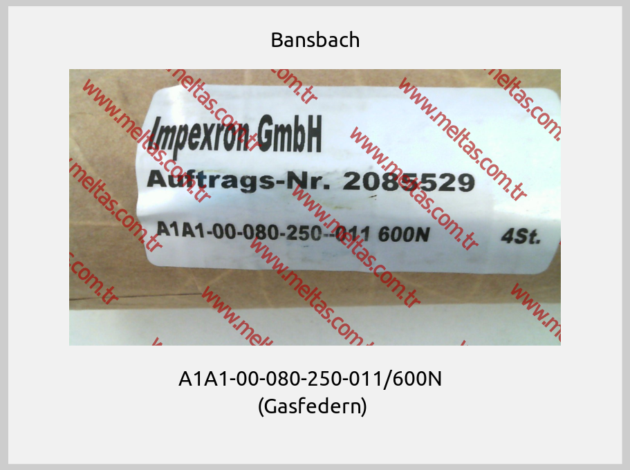 Bansbach - A1A1-00-080-250-011/600N   (Gasfedern) 