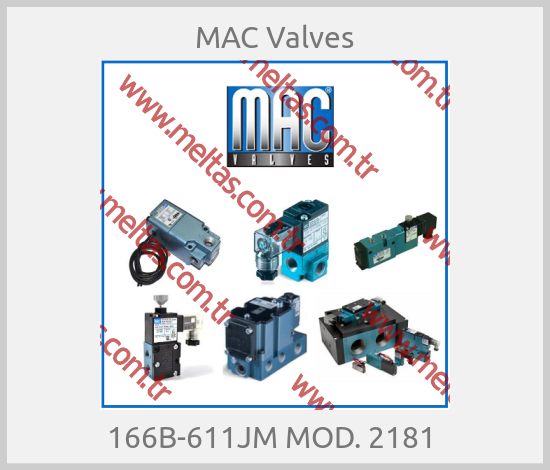 МAC Valves - 166B-611JM MOD. 2181 