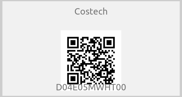 Costech - D04E05MWHT00