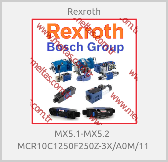 Rexroth - MX5.1-MX5.2   MCR10C1250F250Z-3X/A0M/11 