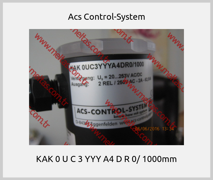 Acs Control-System - KAK 0 U C 3 YYY A4 D R 0/ 1000mm