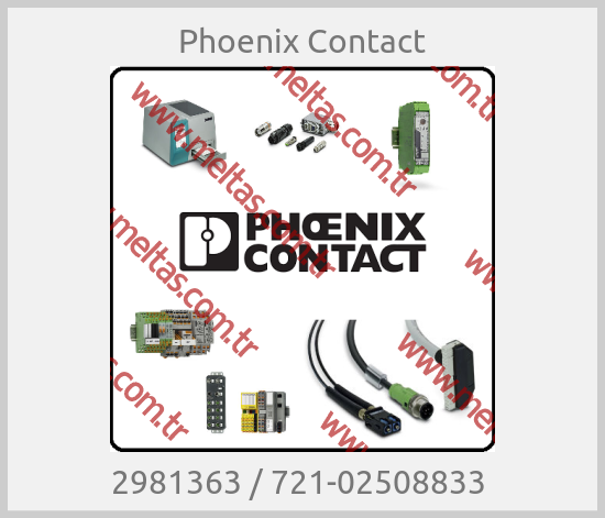 Phoenix Contact - 2981363 / 721-02508833 