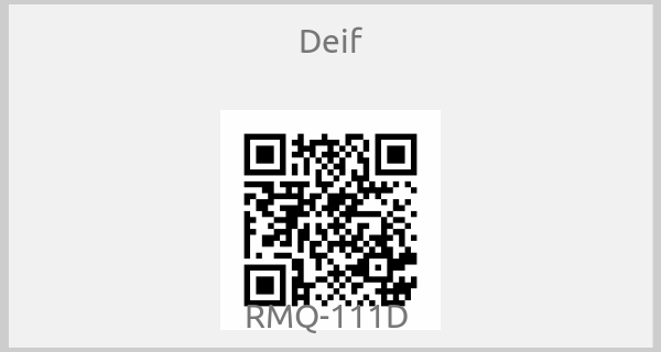 Deif-RMQ-111D 