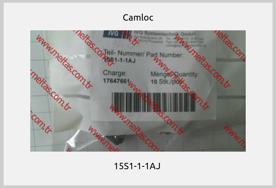 Camloc - 15S1-1-1AJ 