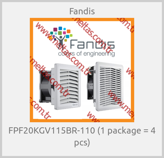 Fandis - FPF20KGV115BR-110 (1 package = 4 pcs)